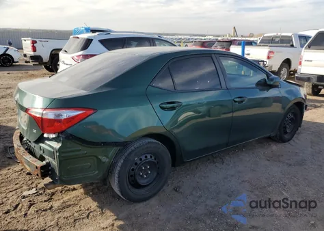 2014 Toyota Corolla L z USA, uszkodzony, nr VIN 2T1BURHE4EC208719